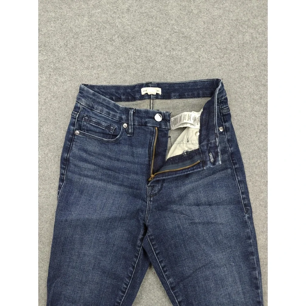 Good‎ American Jeans Womens 6/28 Medium Wash High Rise Skinny Stretch Denim